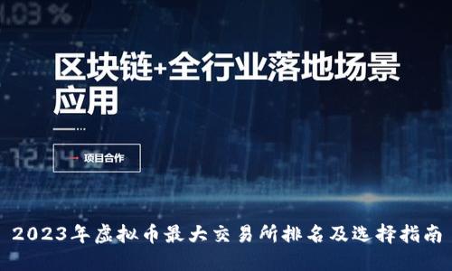 2023年虚拟币最大交易所排名及选择指南